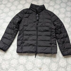 Uniqlo Big Kids Youth Ultra Light Down Jacket Black Sz L